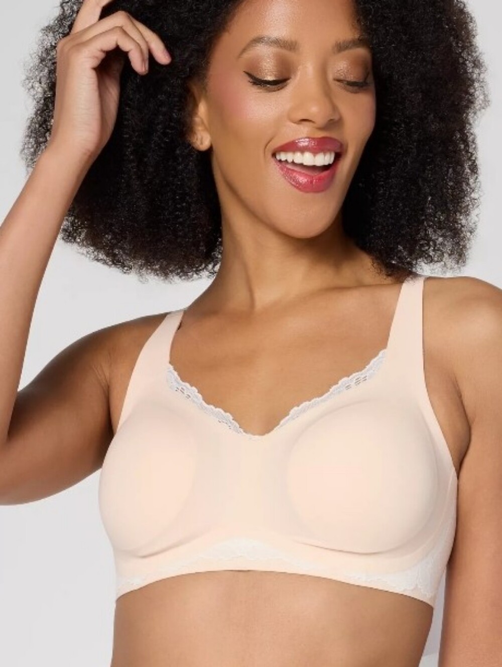 Evelyn & Bobbie Lace Beyond Seamless Wirefree Bra XL